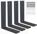 heavy duty shelf brackets 10 inch rustic l, main product view