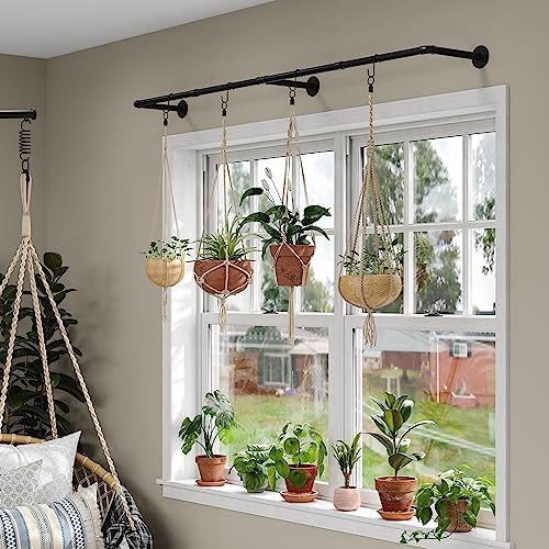 industrial pipe clothes rack with 3 s-shaped hooks showing dimensions