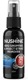 Nushine Bird Dropping and Insect Strike Remover Spray 1.7oz (Eco-friendly formula)