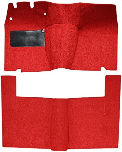 Replacement Auto Carpet Floor Liner - Cut and Sewn Loop - fits 1955-1956 Ford Fairlane 2 Door Hardtop (Charcoal)