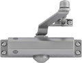 yale high door closer, silver, metal, stainless steel, main product view