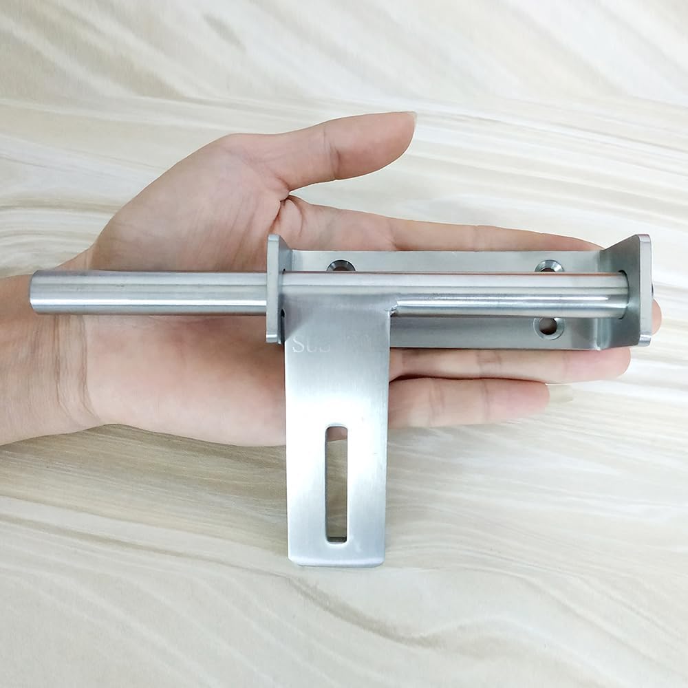 dingchi sliding bolt gate latch, safety lock bolt, side view
