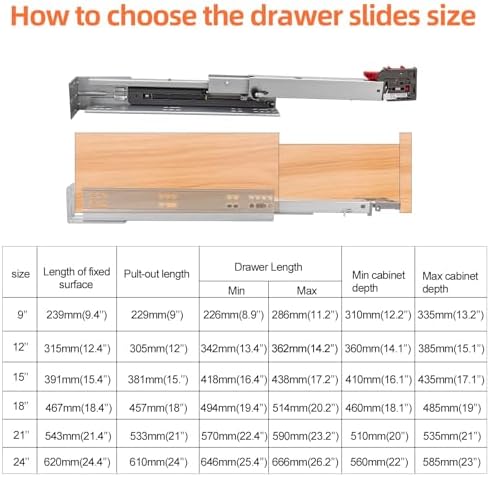 undermount drawer slides hlc undermount soft close drawer, front angle view