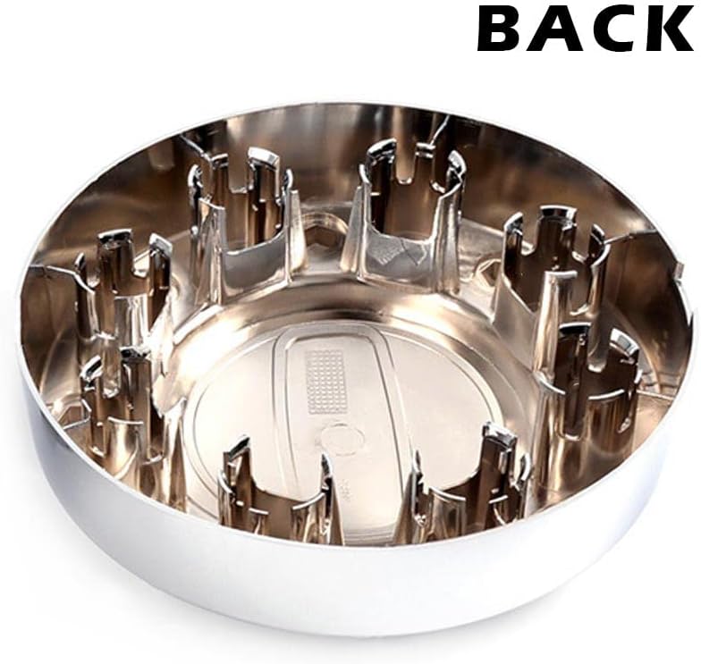 ALLGOOD Front Alloy Wheel Center Caps, Fit Dodge Ram 3500 2011-2016 1-TON Dually, Front Chrome Hub Caps, 1PCS