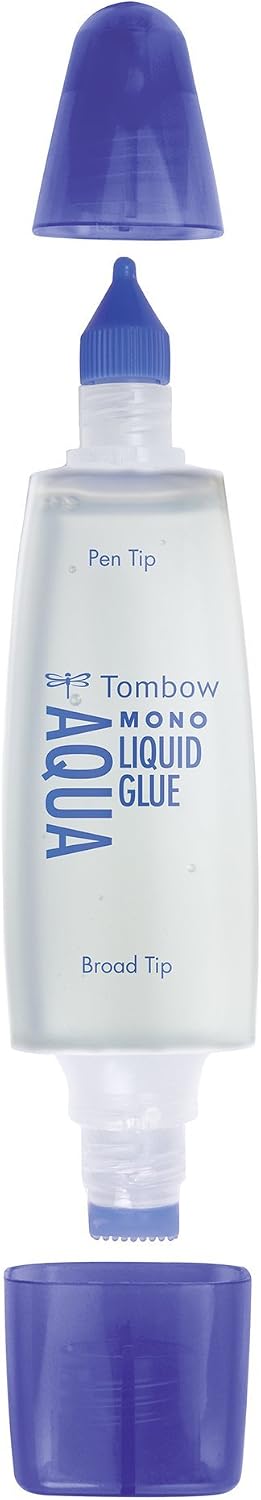 tombow pt-wtc-10p liquid aqua glue extra strong with, side view