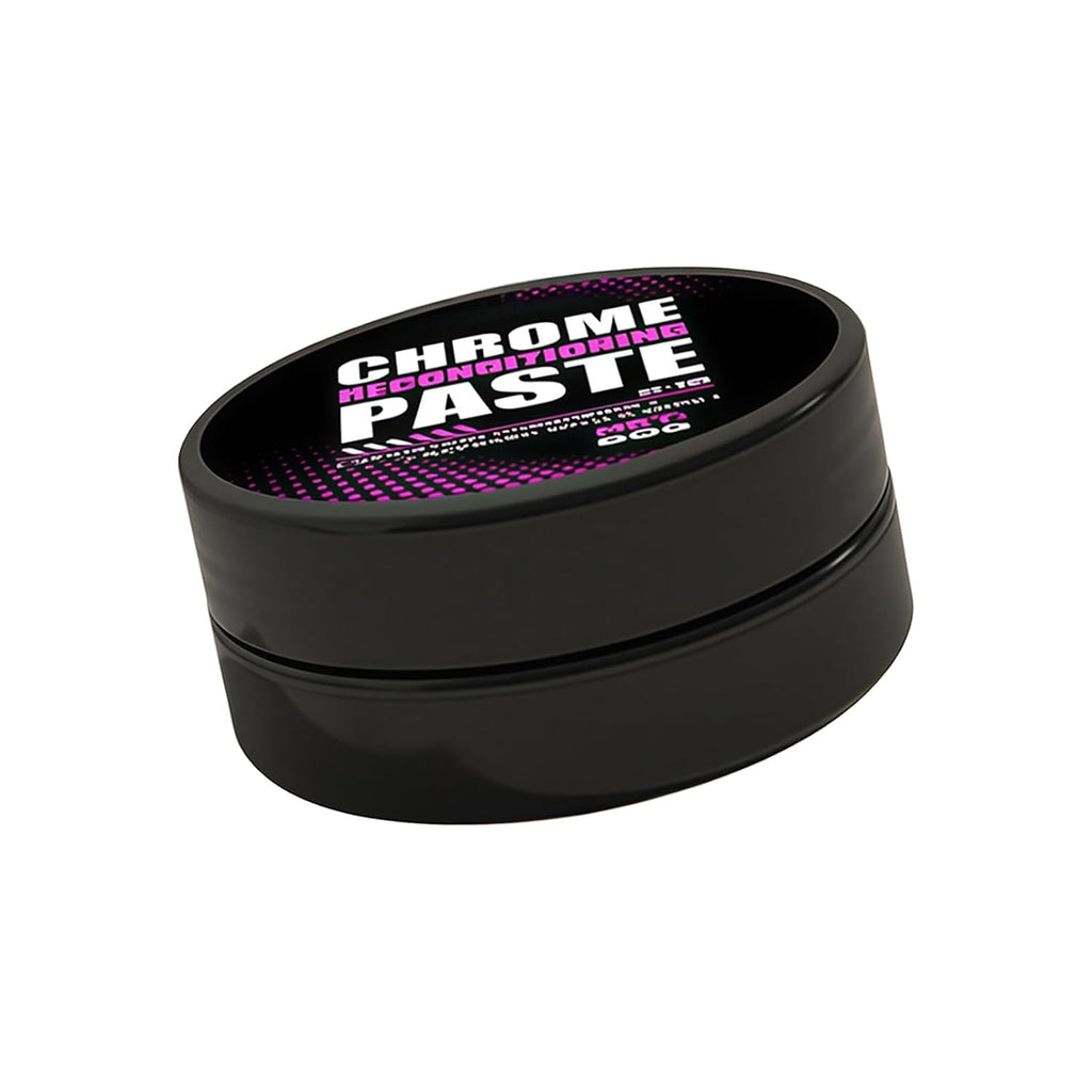 Round Jar Metal Care 50g, Chrome Reconditioning Polish for Controlled Home and Garage Application Workflows Metal Polishing Chrome Care Reconditioning Compound Round Jar Polish Garage Home