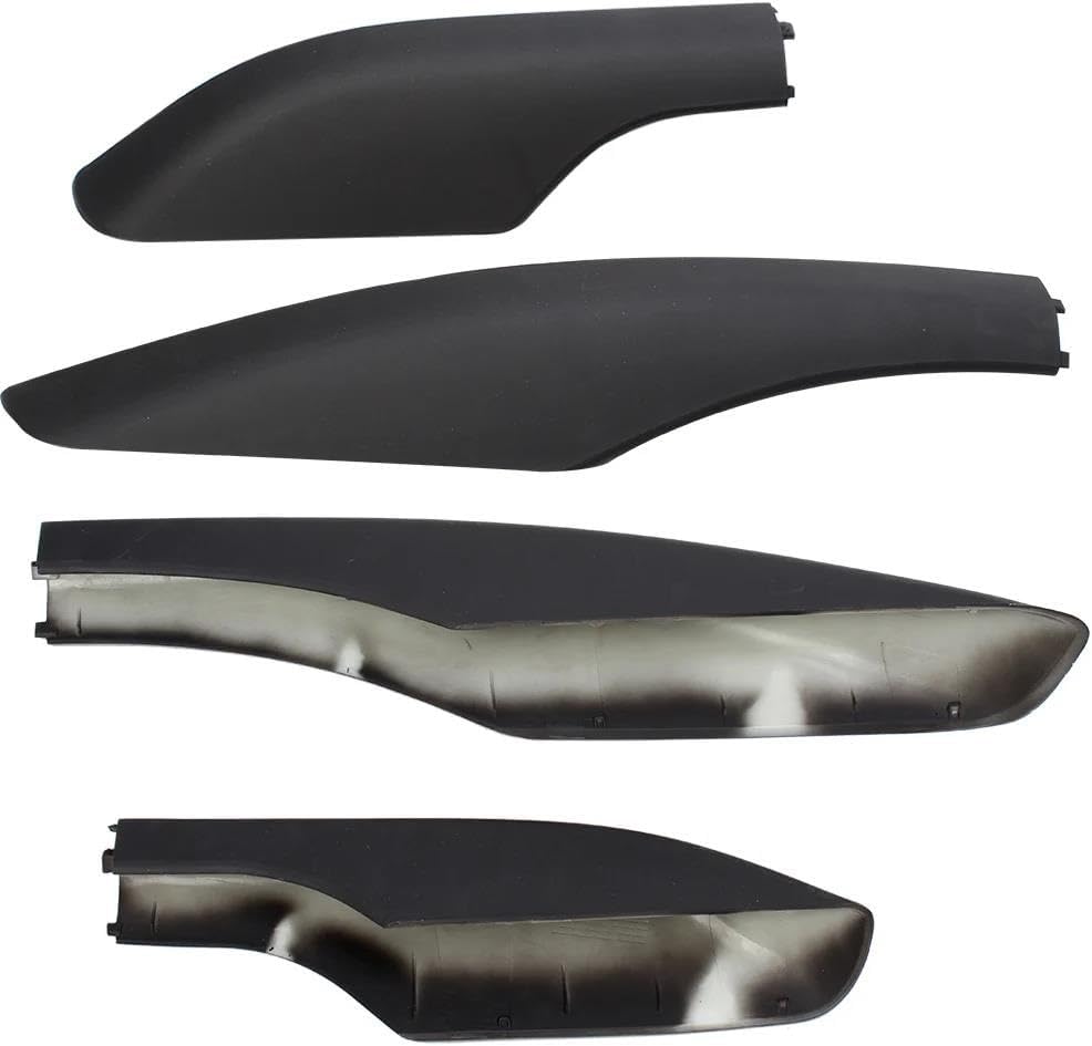 Rooftop Cargo Carrier 4pcs ABS Roof Rack Bar Rail End Protection Cover Shell for Toyota for Fortuner for AN50 for AN60 for Hilux SW4 2004-2015 Roof Racks Boxes