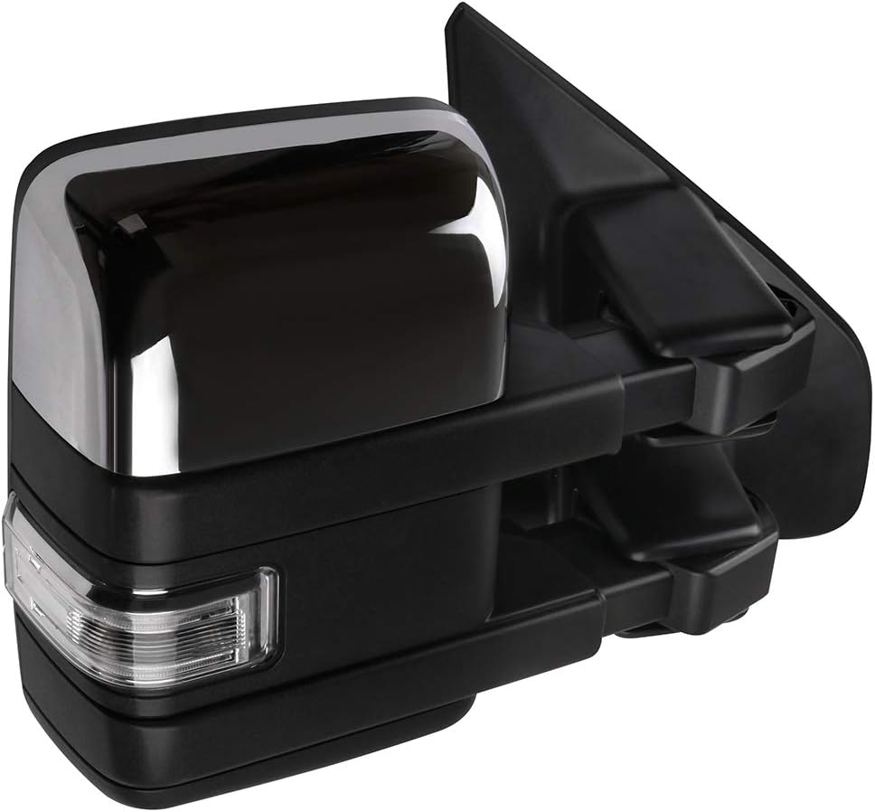 A Pair Heated Towing Mirrors Fits 2004-2014 for Ford for F-150 Pickup Truck, Power Adjusted View Mirror with Turn Signal Indicator
