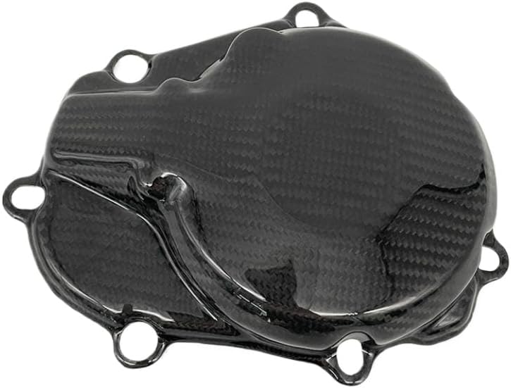 Motocross Ignition Cover Carbon Fiber Stator Guard Protector 14031-0604 Compatible With Kawasaki KX450F 2016 2017 2018