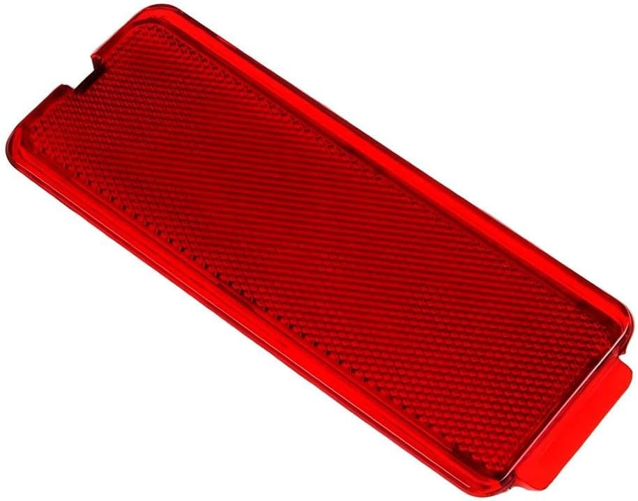 Front Rear Door Reflector Panel Compatible For Ford Model | Interior Door Reflectors Red Reflector Light Cover Size/Dimensions: Approximately 5-3/4" x 2-1/4", Part Number: TRA638598