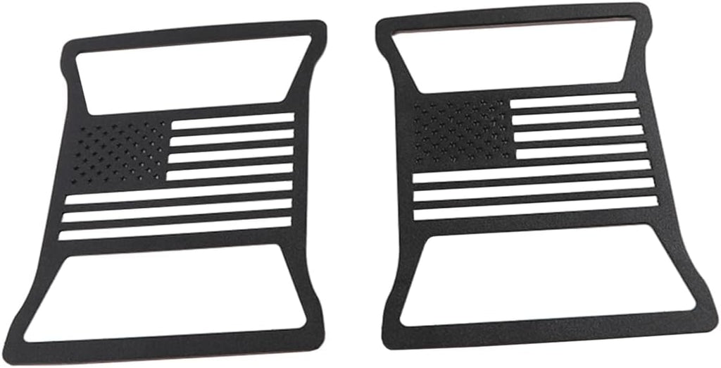 Tail Light Cover Taillight Guard Decoration Trim for Jeep Wrangler JL JLU Unlimited 2018 2019 2020 2021 2022 2023 2024 2025 2026 Tail Lamp Protector Exterior Accessories, 2Pcs USA Flag