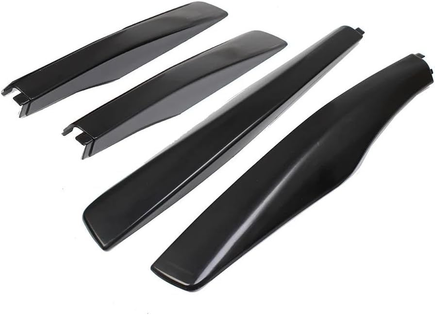 Rooftop Cargo Carrier for Lexus for RX350 for RX400h for RX330 2004-2009 Black ABS Roof Rack Bar Rail End Protection Cover Shell Replace 4PCS Roof Racks Boxes