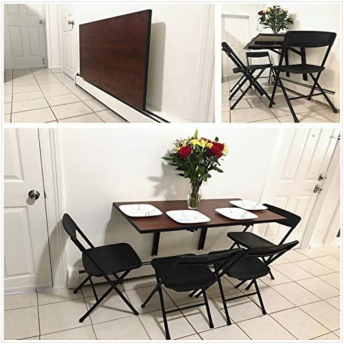 walmann 24" folding shelf brackets, collapsible brackets for shown in use