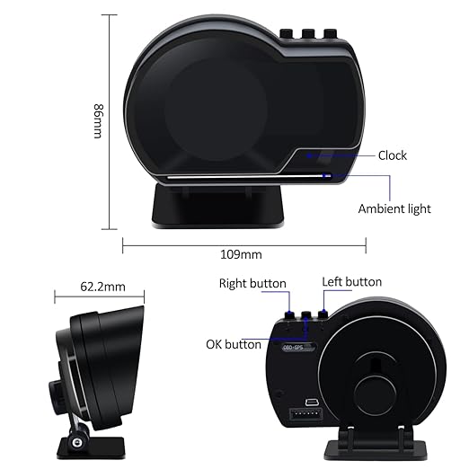 KAOLALI Car HUD Head Up Display, Car HUD Display - Image 2