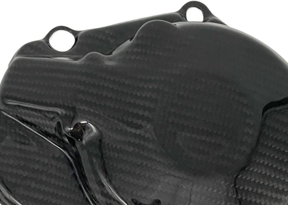 Motocross Ignition Cover Carbon Fiber Stator Guard Protector 14031-0604 Compatible With Kawasaki KX450F 2016 2017 2018