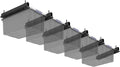 overhead storage bin rack heavy duty rack ceiling, main product view