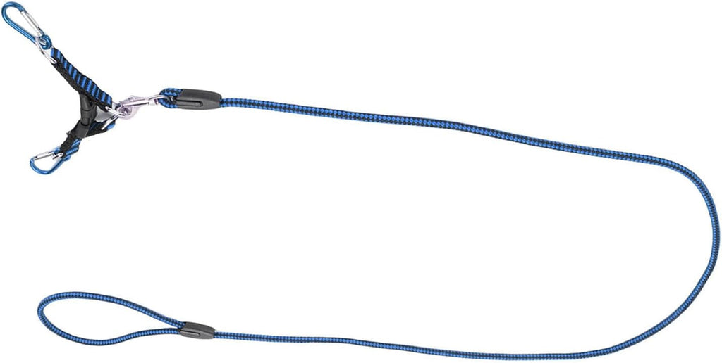 SUNGOOYUE RC Car Traction Rope, Nylon Winch Recovery Strap for 1:5 1:8 :10 RC Crawler, with Metal Hooks (Blue)