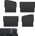 4 PCS Car Window Shades, Magnetic Privacy Sun Shade for Side Windows, Adjustable Blackout Car Window Covers, Universal for Most Vehicles (Black)