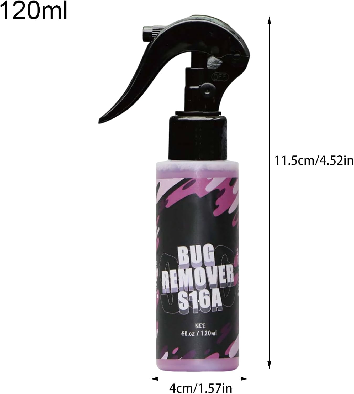 Gum Remover for Cars - 120ml Quick-Dissolving Tar Cleaner | Car Glass Oil Film Stain Removal for Truck Body Panels Auto Trim Windshield Automotive Vehicle Paint Protection Detailing Tool