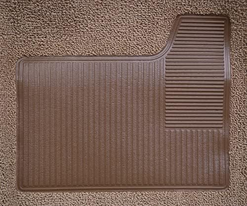 Replacement Auto Carpet Floor Liner - Molded Cutpile - fits 1974-1975 Chevrolet Camaro Automatic with Tail (Black)