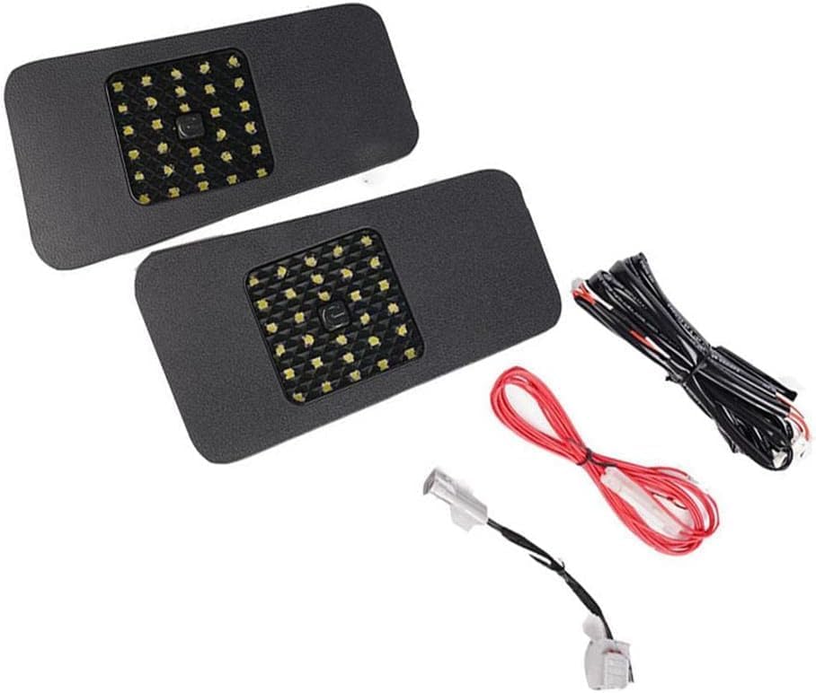 L2R for Toyota Highlander (2020-2023) Rear Trunk Cargo Celling White LED Light Tailgate Replacement Hatch Door Lamp Kit Car Accessories 1 Set Not Fit 2024 Only for Power Tailgate