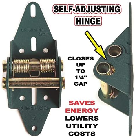 garage door hinge - energy saving, 4 panel, view 9
