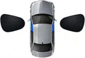 2Pcs Car Window Shades for Side Window Static Cling Sunshine Blocker | Visor Sunshade Extender Passenger/Driver Sun Shade Automotive Protection adsorption Anti-UV Curtain Universal (2Front)