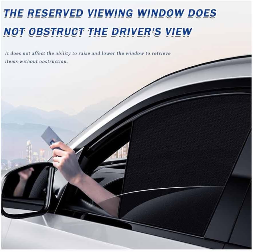 for BMW X3 G01 2017-2024 Car Side Window Sunshades, Magnetic Breathable Mesh Shades UV Protection Sun Blocker Foldable Travel Accessories,H/Rear Windshield+6 Side Windows