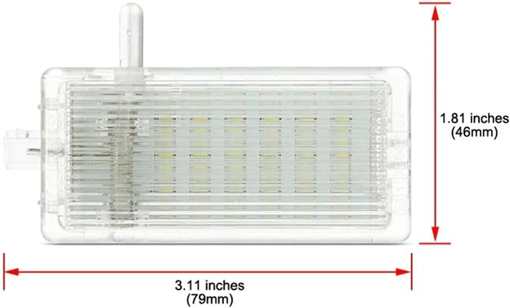 Compatible With BMW E46 E81 E82 E87 E88 E89 E90 E91 E92 E93 E83 E84 X1 F25 X3 E53 X5 White Glove Box Trunk Light
