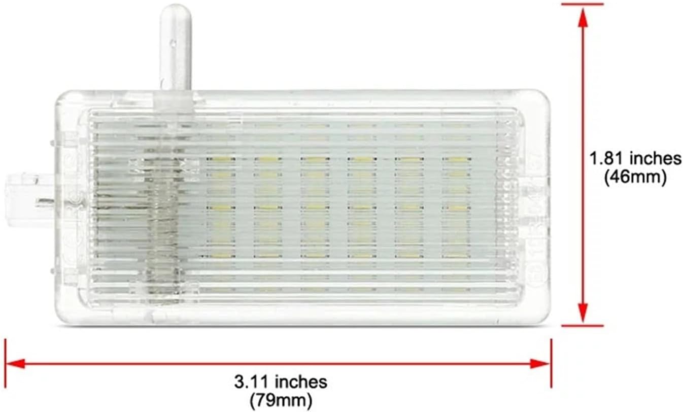 Compatible With BMW E46 E81 E82 E87 E88 E89 E90 E91 E92 E93 E83 E84 X1 F25 X3 E53 X5 White Glove Box Trunk Light