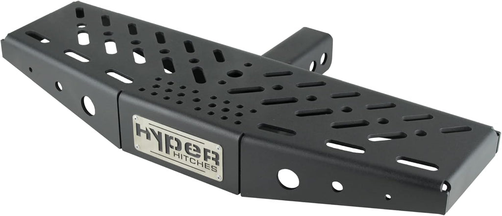 24" Hitch Step Model # HS-24 | Hitch Step | Truck Hitch Step 100% Made in The USA | Rear Bumper Guard Protector | with Built in Stabilizer (2" Receiver)