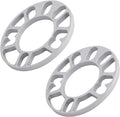 YoRise 2PCS 10 mm Car Wheel Spacers, PCD 100-120mm Aluminum Alloy Hub Centric Wheel Spacer for 4 & 5 Lug, Universal Car Tire Accessory for 4X100, 4X114.3, 5x108, 5x112, 5x120 Bolt Pattern(10MM)