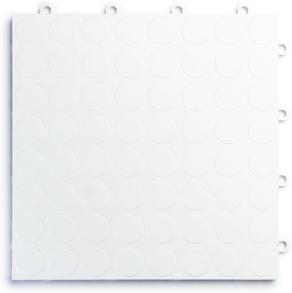Big Floors RaceDeck CircleTrac, Interlocking Non-Slip Garage Flooring Tile