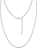 lecalla 925 sterling silver italian jewelry adjustable chain, main product view