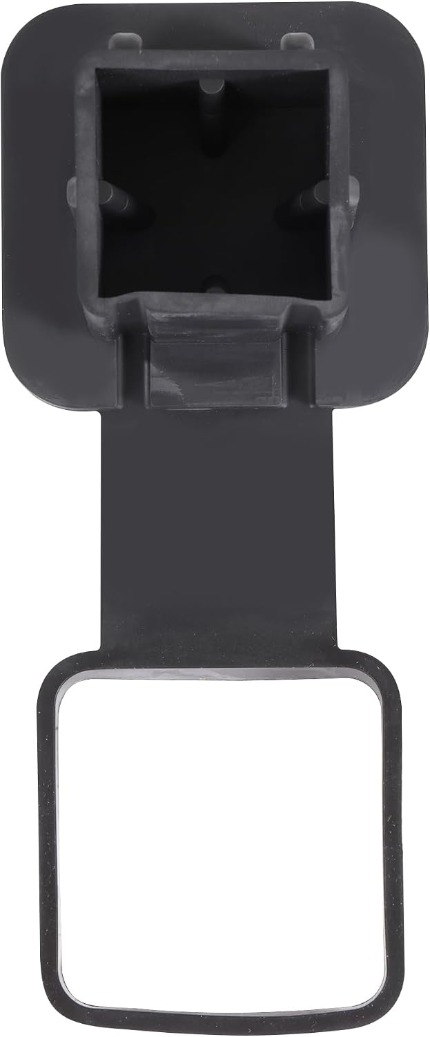 CAREONLINE New 1Pcs Universal Car Trailer Hitch Cover-Plug Cap Rubber Tow Hook Cover Square Mouth Protection Cover Fits for Most SUV Truck Car（OL-NR086260703）