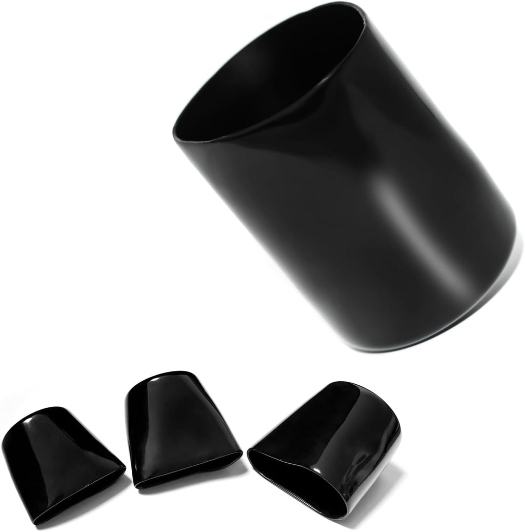 6-Pack Trailer Hitch Ball Covers, 1-7/8",2",2-5/16" Towing Ball Dustproof Antirust Protective Caps, fit SUV Trucks RV Boat Caravan Trailer Ball & More Accessories (Black)