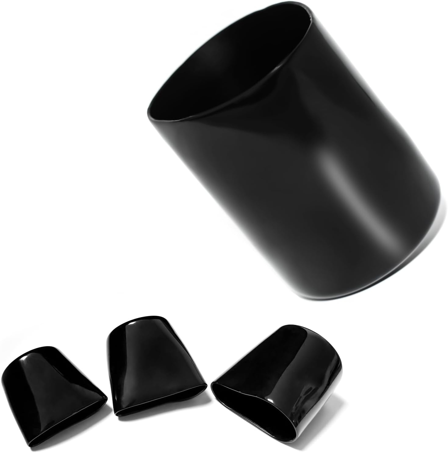 6-Pack Trailer Hitch Ball Covers, 1-7/8",2",2-5/16" Towing Ball Dustproof Antirust Protective Caps, fit SUV Trucks RV Boat Caravan Trailer Ball & More Accessories (Black)