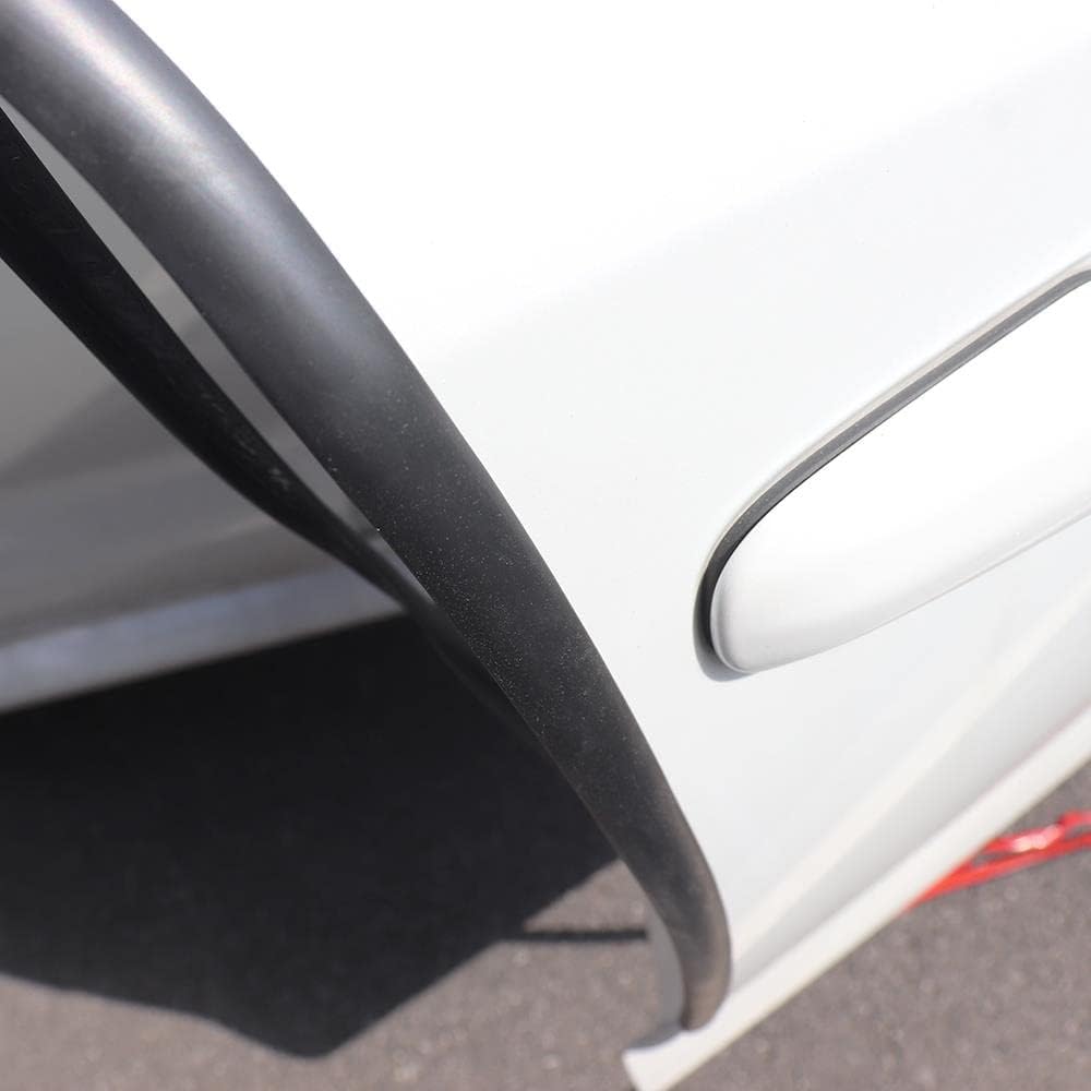 Automotive Door Edge Trim Molding Kit with Tape, L Shaped Lip Guard for Car Fenders, Running Boards, Camper Shells, Spas, Mirrors Edge and More, Black(26Feet)
