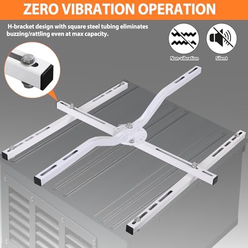 heavy duty swivel h-bracket for garage heaters, 200, package contents