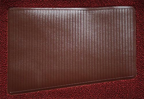 Replacement Auto Carpet Floor Liner - Molded Loop - fits 1964-1965 Pontiac GTO 2 Door 4 Speed Manual (Red)