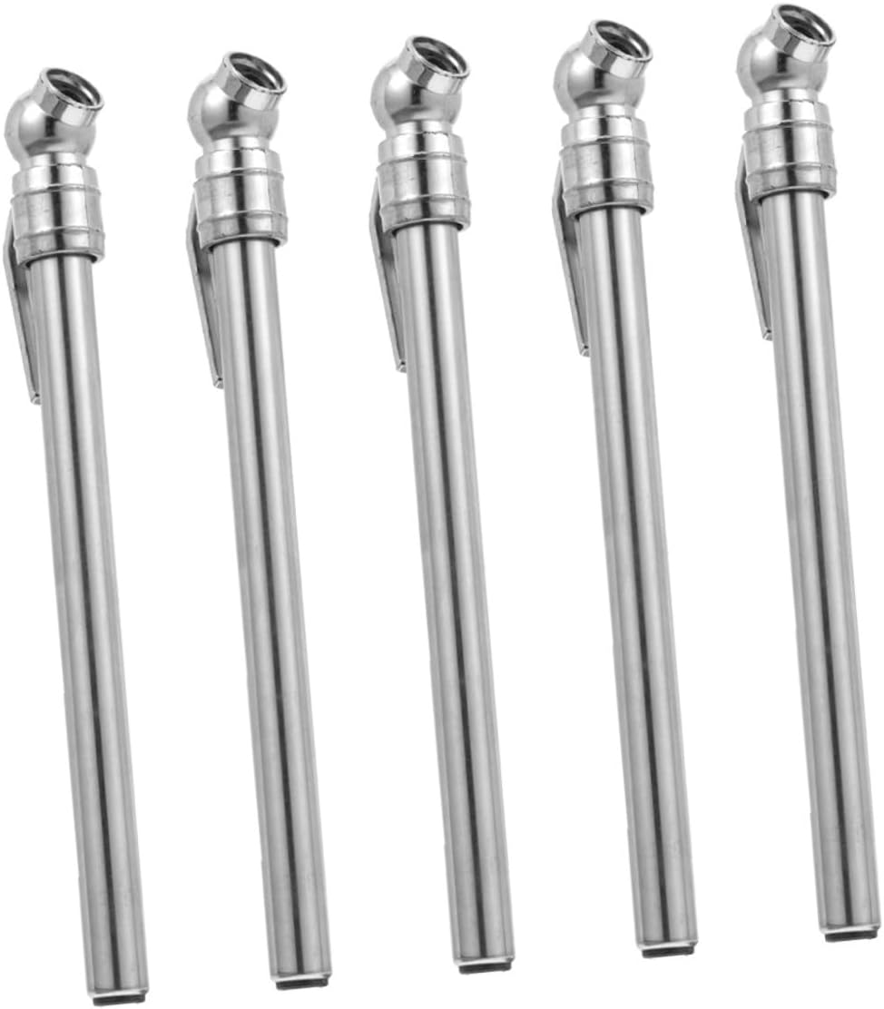 5Pcs Portable Tire Pressure Gauge Pen Set for Cars Heavy Duty Mechanical Tire Pressure Tools Suitable for Automotive Maintenance and Safety Inspections