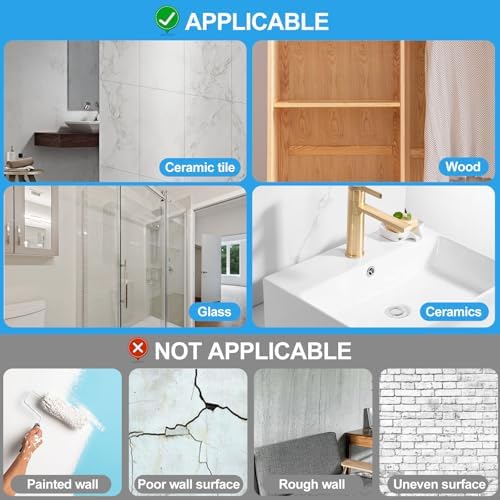 jinshunfa adhesive wall hooks 13lb heavy duty no, side view