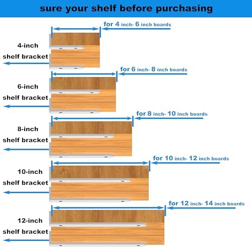 eurydice heavy duty floating shelf brackets, 1/4 in, close-up detail