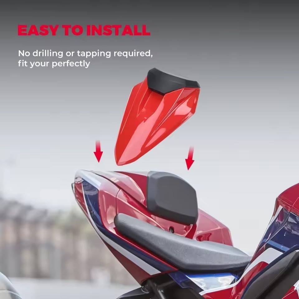 For Honda CBR1000RR 2026 2025 Rear Seat Cover Motorcycle Tail Section Fairing Cowl Passenger CBR 1000RR CBR 1000 RR 2024 2023 2022 2021 2020 (White)