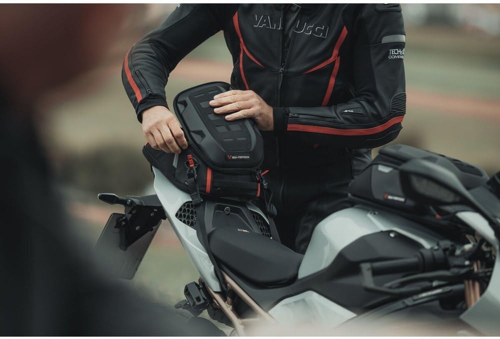 PRO Roadpack Tail Bag 1680D Ballistic Nylon Black/Anthracite 8-14 L