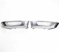Car Rear Light Cover Trims Front Fog Light FrameFor Range For Rover Sport 2014-2017 L494 ABS Chrome Fog Lights Frame LR045224 LR045225 Rear Tail Light Guard（Silver 2pcs