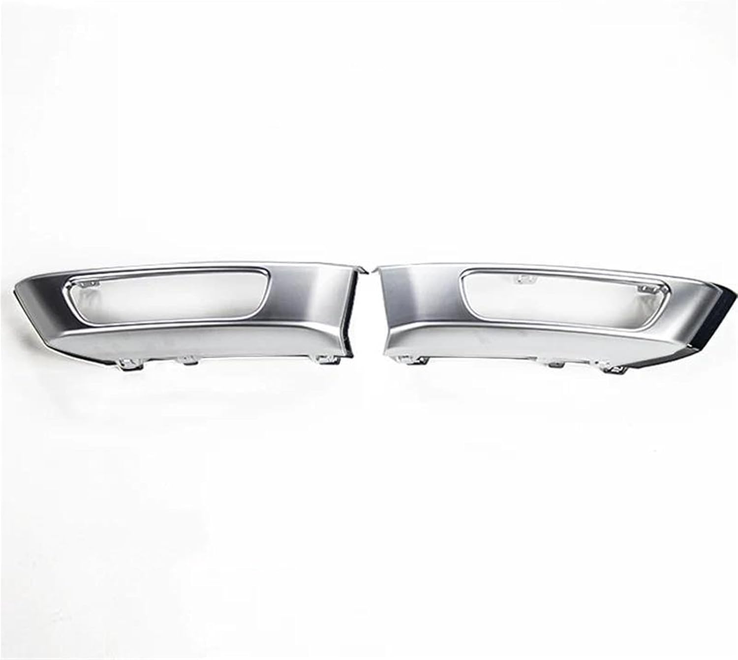 Car Rear Light Cover Trims Front Fog Light FrameFor Range For Rover Sport 2014-2017 L494 ABS Chrome Fog Lights Frame LR045224 LR045225 Rear Tail Light Guard（Silver 2pcs