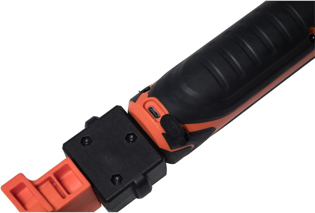 K Tool International 73325XD ISN Underhood Work Light 1600 Lumen Motion Sensor Telescoping 47 to 79 Inch Adjustable Angle Low Profile Aluminum Rechargeable Shop Light