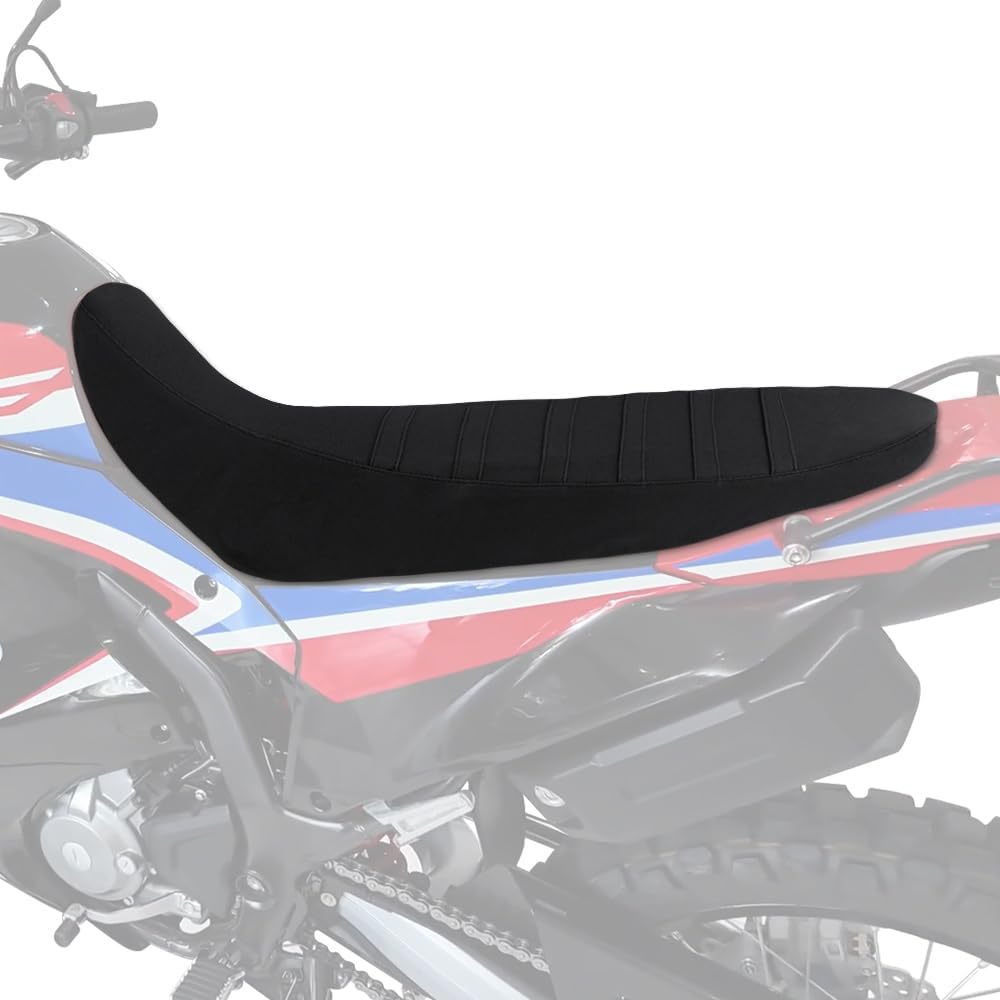 xitomer PVC Leather Seat Cover Anti-Slip Seat Cover Compatible with CRF 300L Rally 2021 2022 2023 2024 (Black) (not for CRF300L)