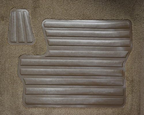 Replacement Auto Carpet Floor Liner - Molded Cutpile - fits 2004-2008 Ford F-150 Crew Cab Super Crew 4 Door (Dark Gray)